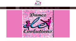Desktop Screenshot of dancevolutions.com